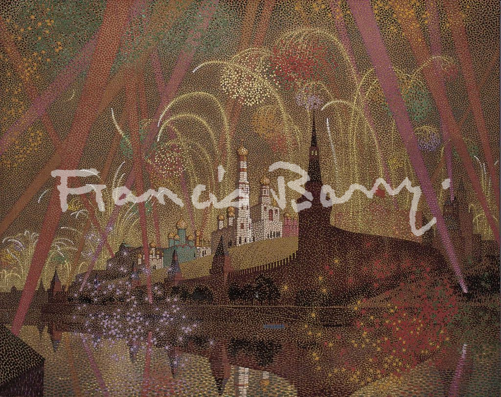 Pointillism, War, Oil on Canvas, Moscow, Victory