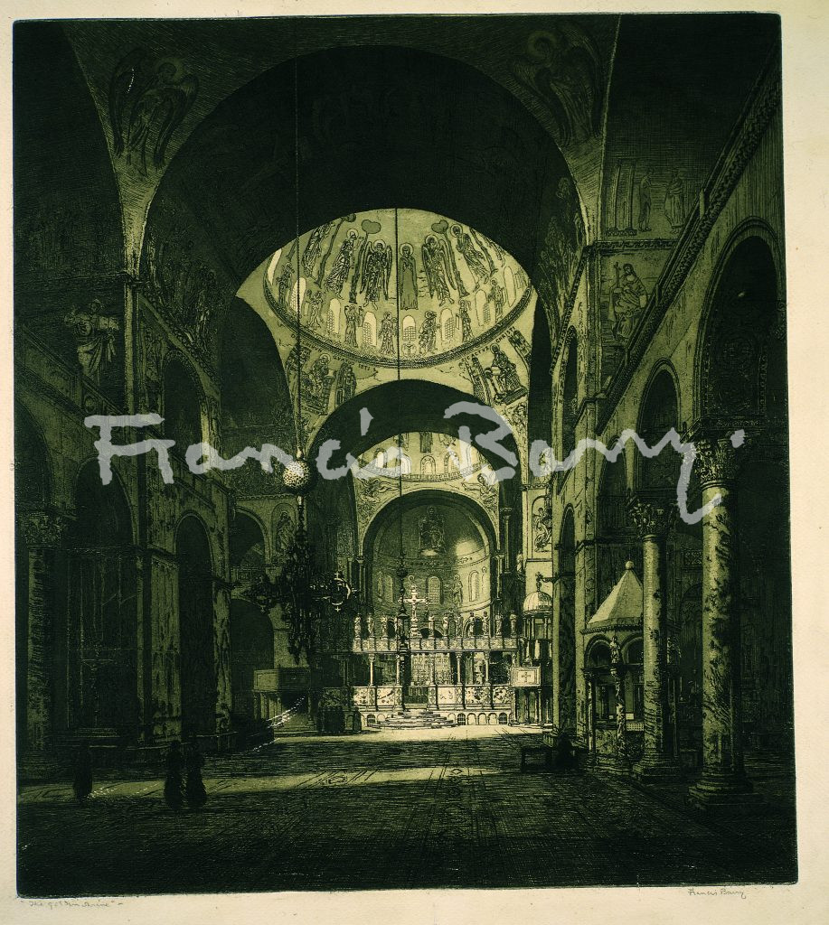 Etching, Sepia