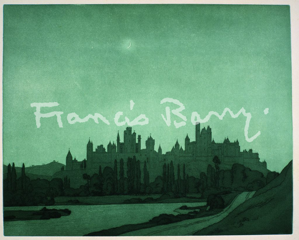 Etching, Aquatint, Carcassonne