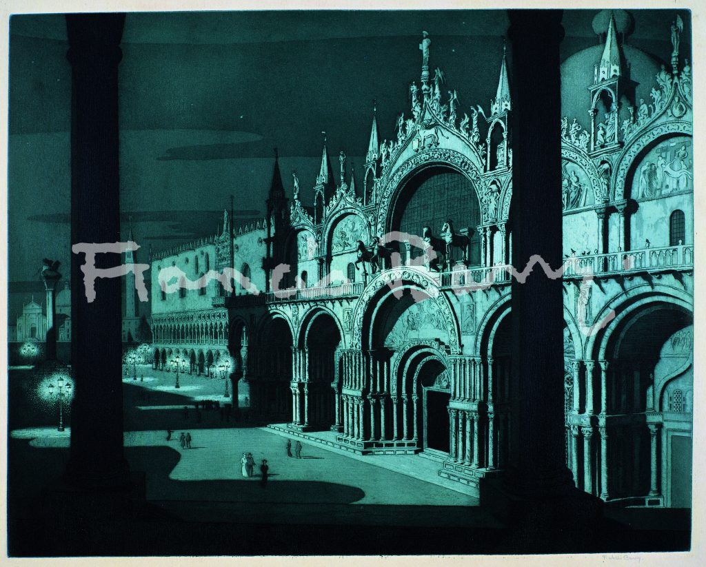 Etching, Aquatint, Venice, Marks