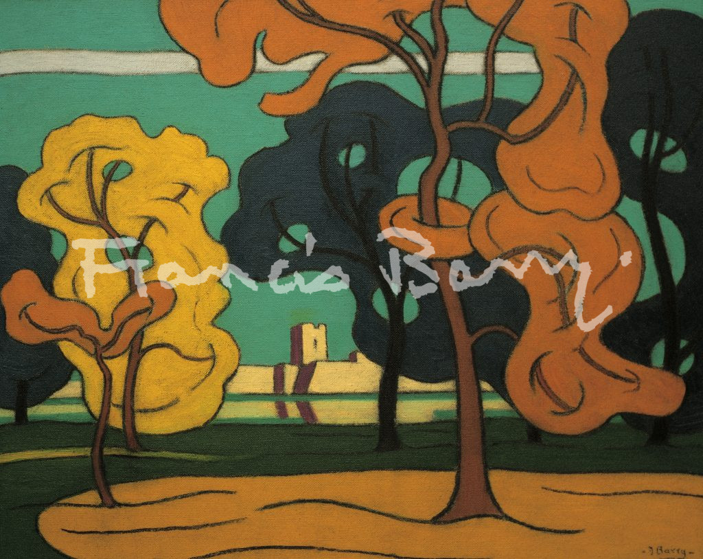 sir claude francis barry,oil on canvas, jersey, st aubin, modernism