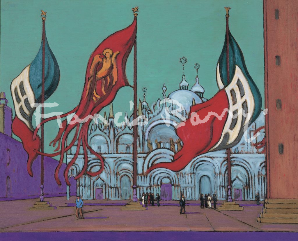 sir claude francis barry, modernism, venice, oil on canvas